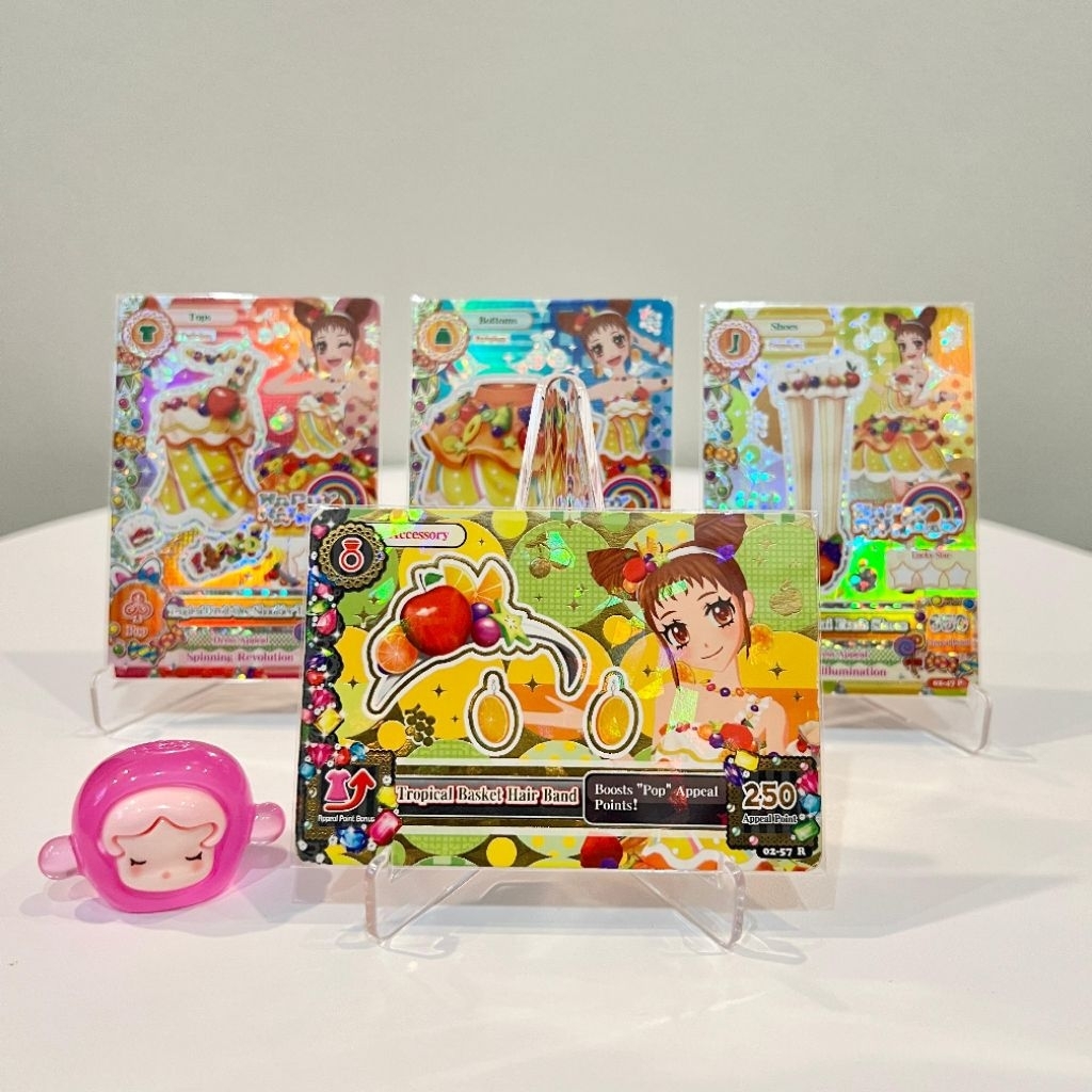 Aikatsu Card Original Premium Happy Rainbow Tropical Fruit