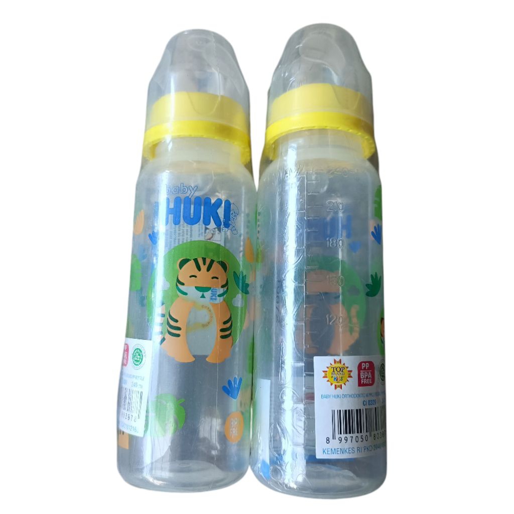 HUKI Baby Botol Susu 240 ml/Botol Susu Anak Huki