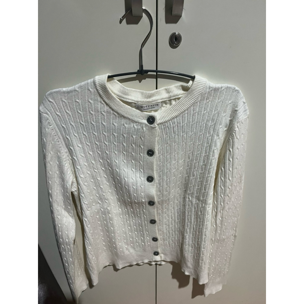 cable cardigan preloved