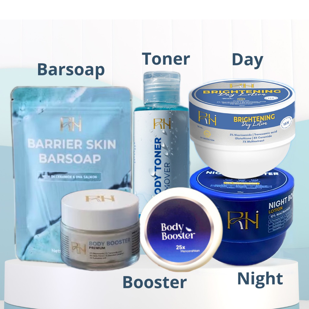 ( ALL PRODUK RHI freegift) RHI BOOSTER WHITENING MENCERAHKAN MEMUTIHKAN WANGI BLOOSOM