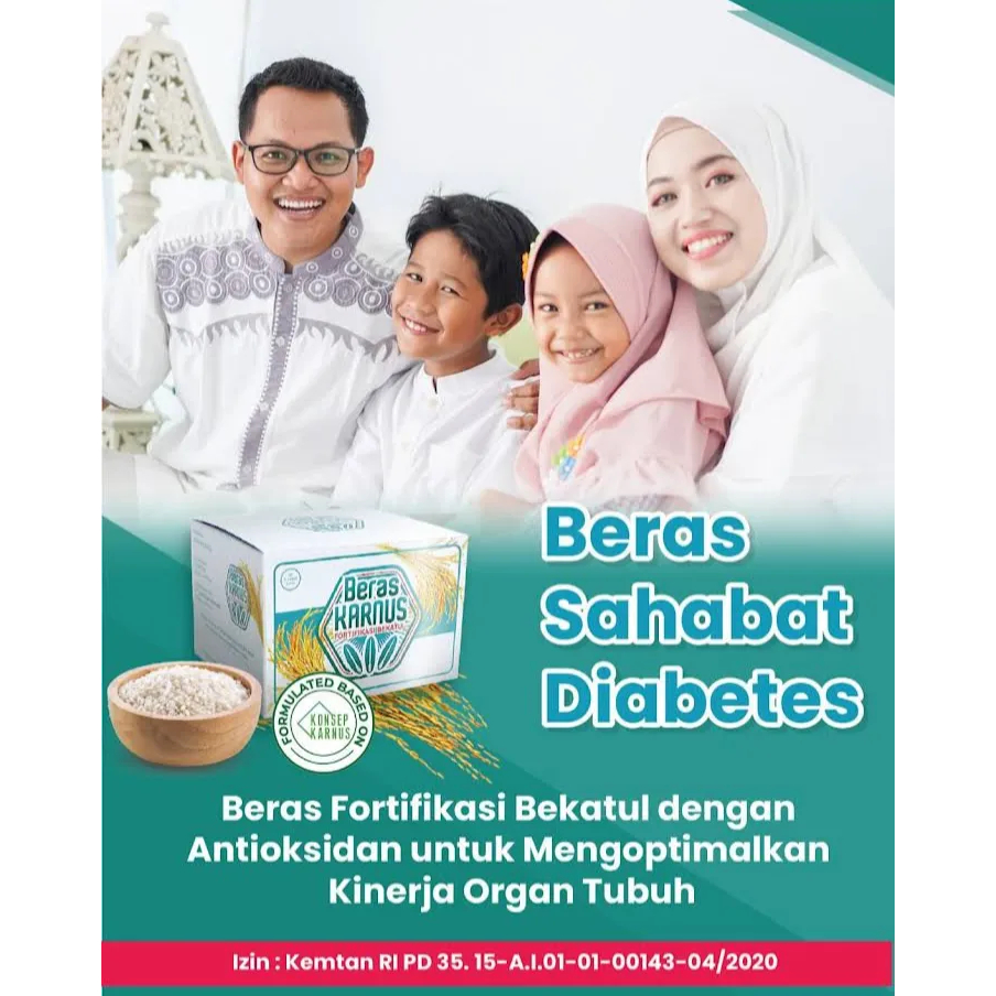 BERAS KARNUS 100% Asli by Konsep Karnus Berasnya penderita Diabetes