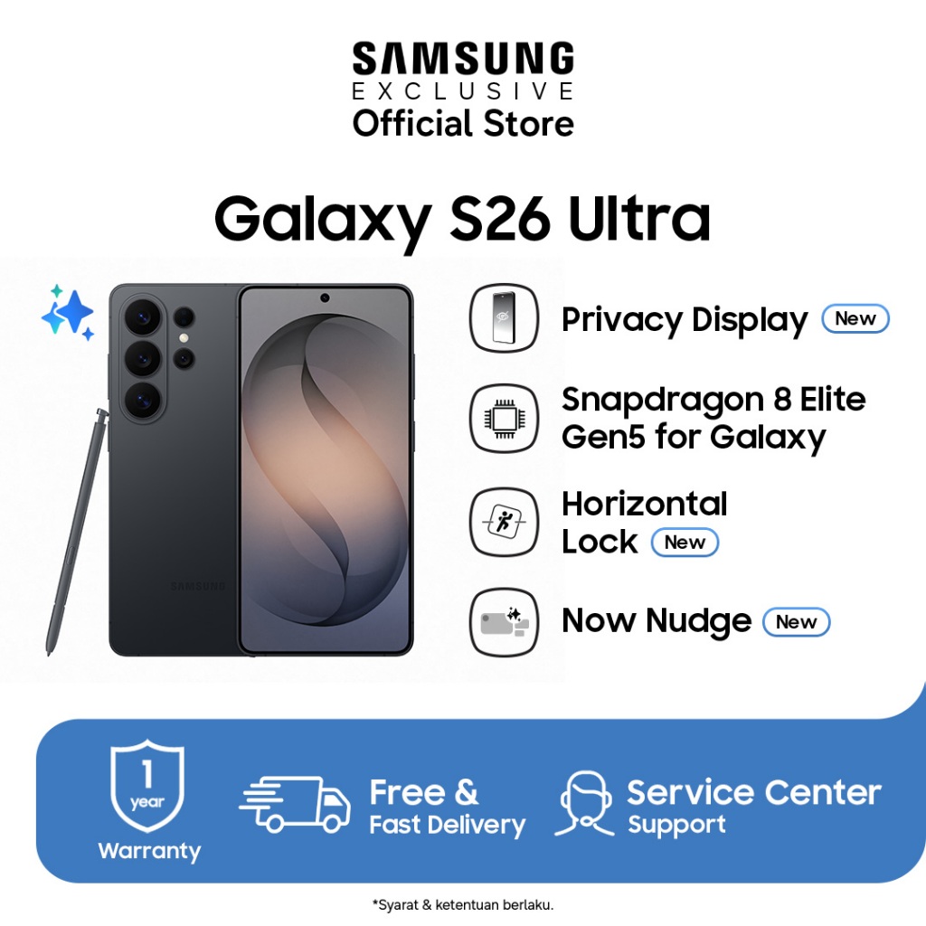 Samsung Galaxy S26 Ultra 16/1TB - Black | Hp AI | Privacy Display