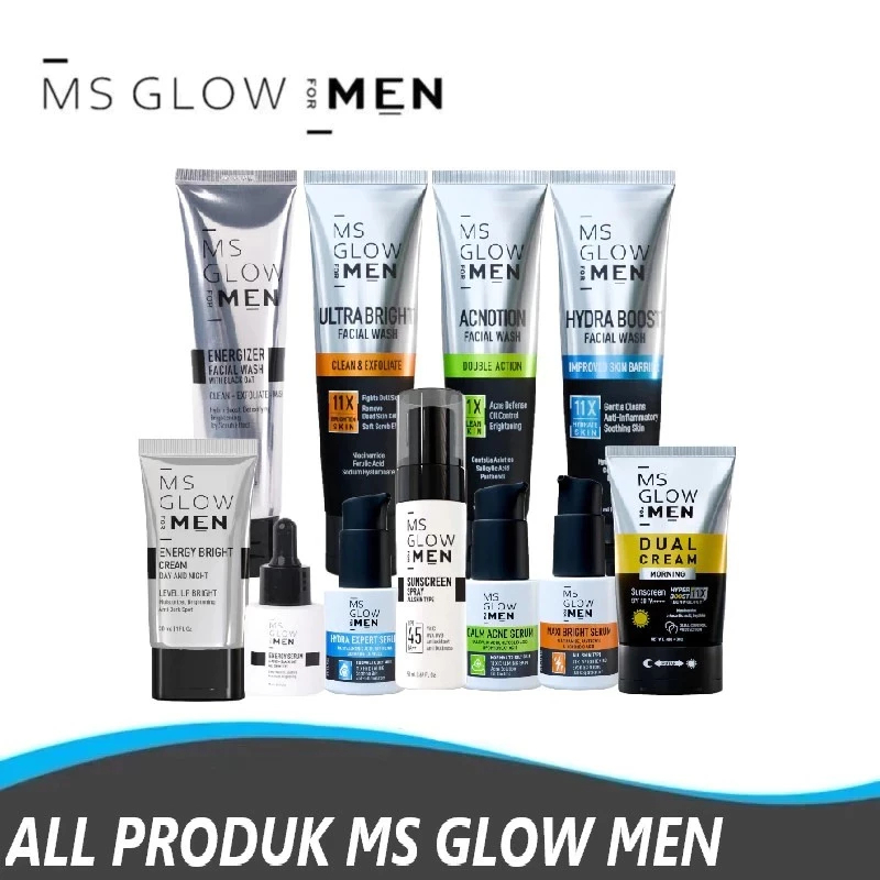 MS GLOW - MS GLOW FOR MEN - MS GLOW MEN - Skincare Pria - Ms Glow Men Basic