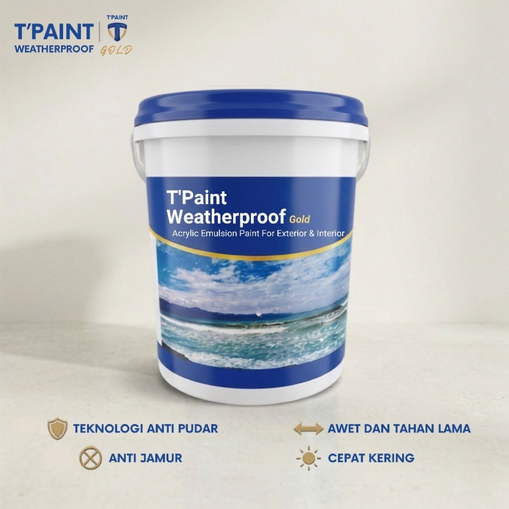 Cat Tembok T'Paint Weatherproof Premium 20 kg