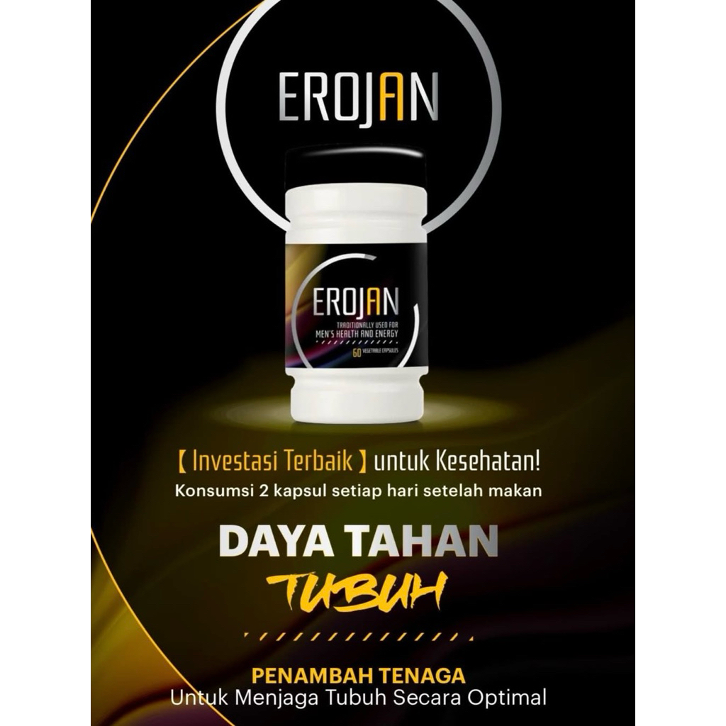 Erojan Isi 60 Kapsul ( HALAL & BPOM )