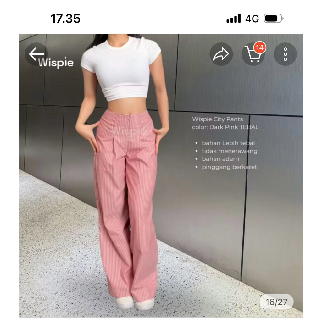 wispie city pants