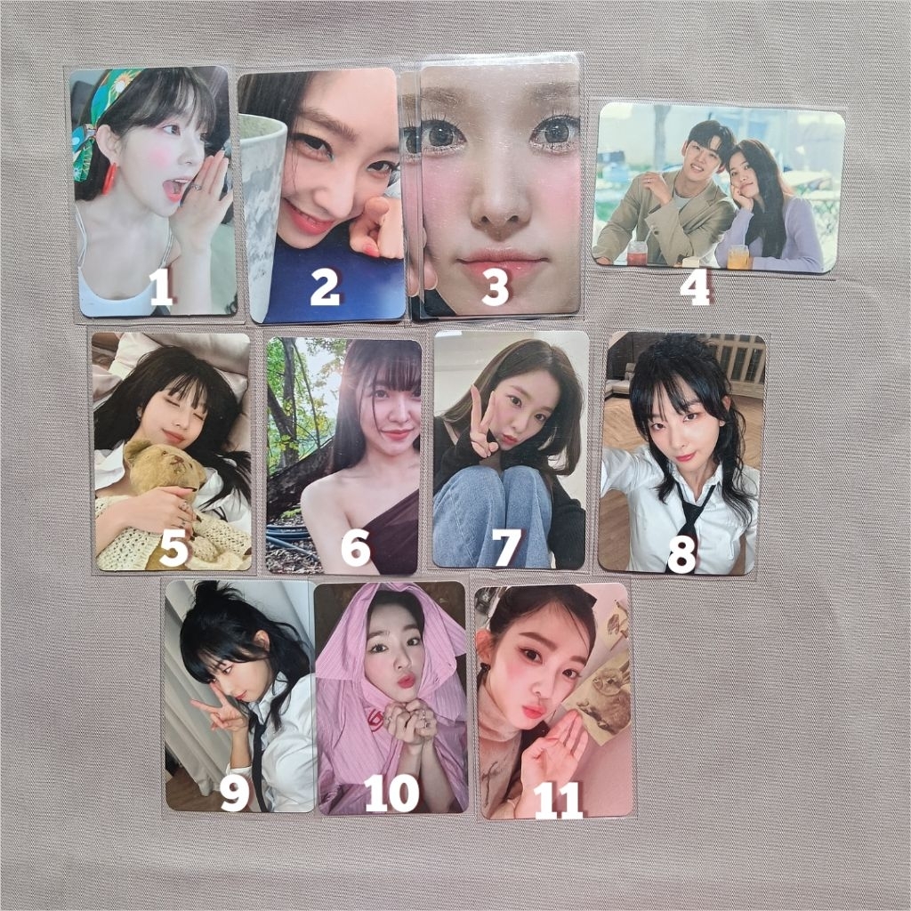 Photocard PC HD Official Red Velvet RV Irene Wendy Yeri Joy Seulgi Reve Festival Like a Flower wish 