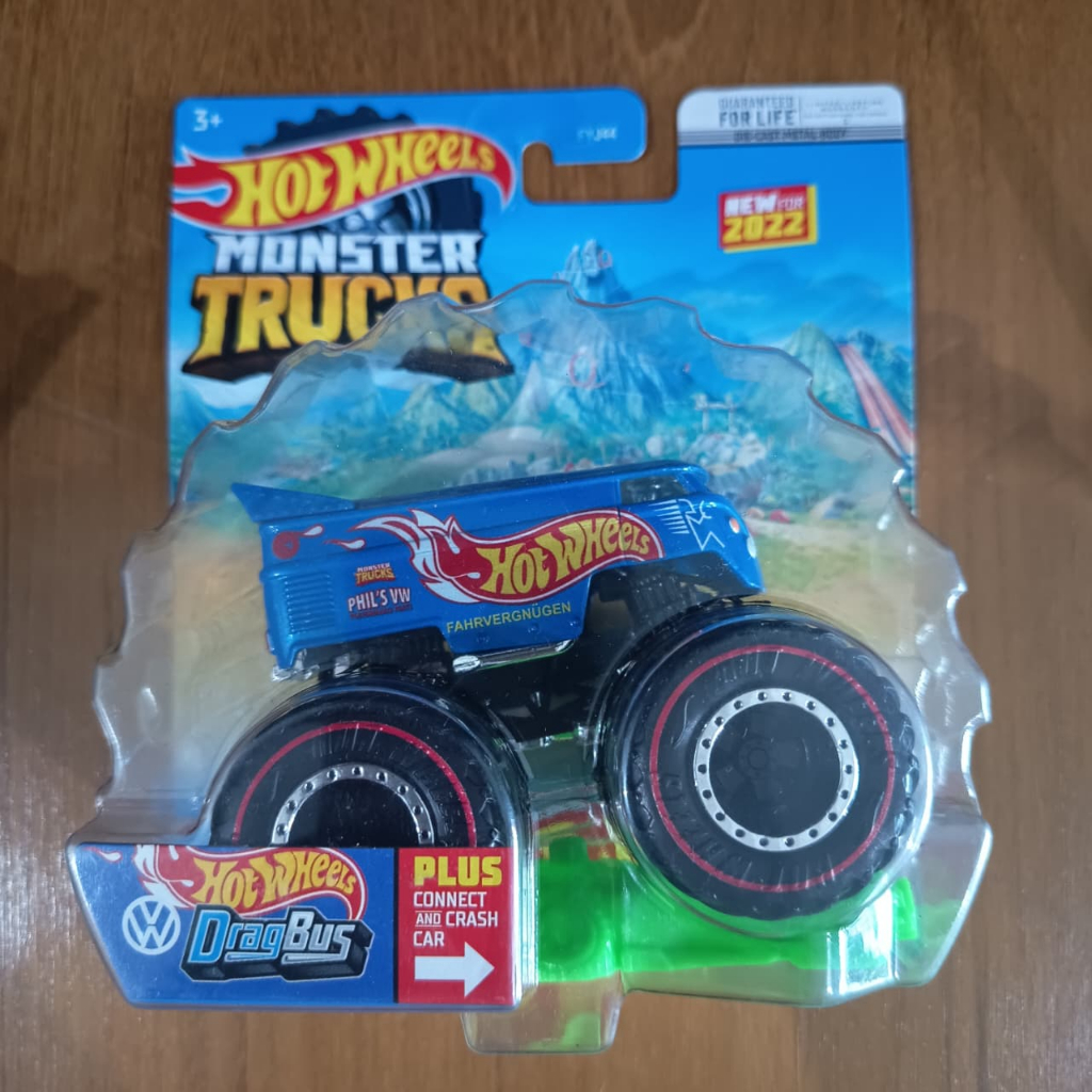 HOT WHEELS VOLKSWAGEN VW DRAG BUS VAN MONSTER TRUCK