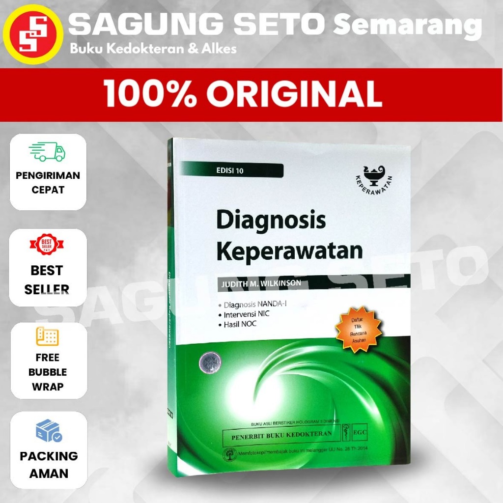 BUKU DIAGNOSIS KEPERAWATAN EDISI 10 NANDA-NIC NOC - JUDITH M. WILKINSON