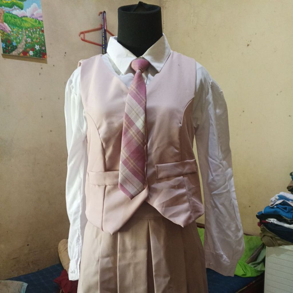 second paket yearbook pink + sepatu atau non sepatu