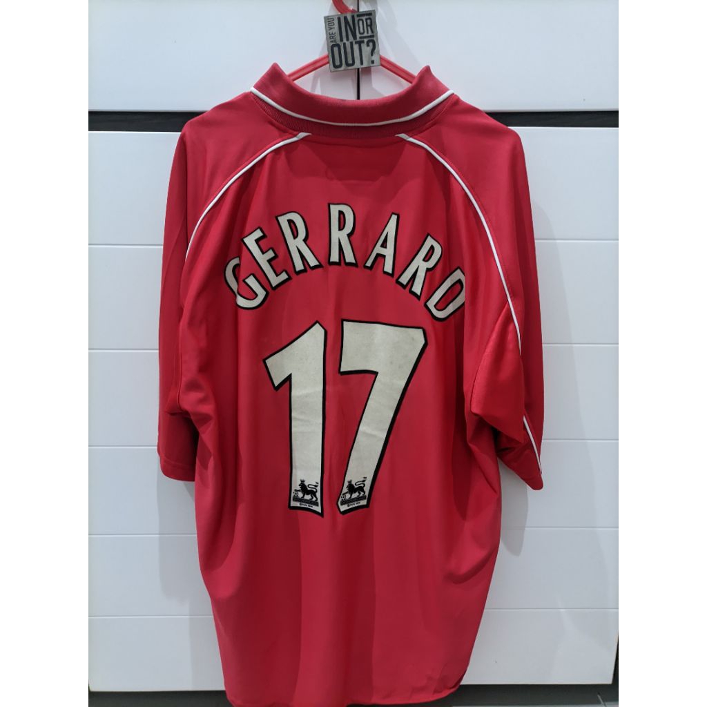 Jersey Home Liverpool 2001-02