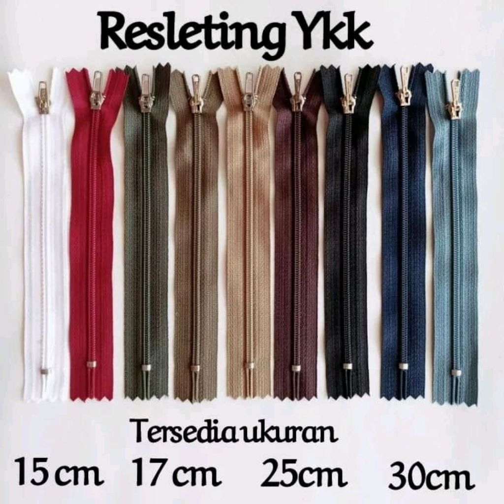 1 LUSIN RESLETING 15CM YKK