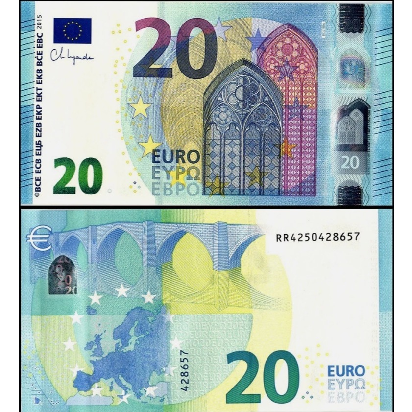 EURO 20, Random Country UNC-Original-Gress