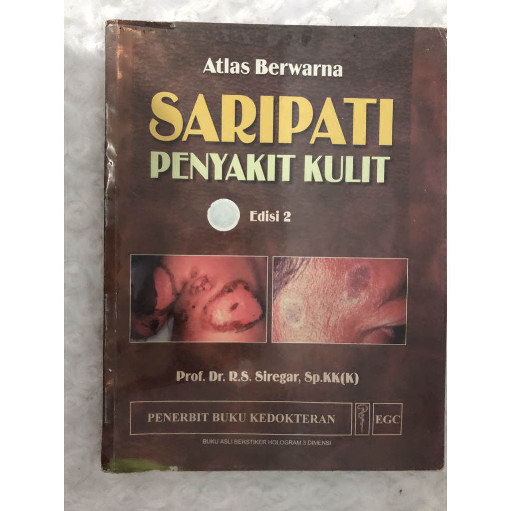 (ORI Preloved / Indonesia) ATLAS BERWARNA SARIPATI PENYAKIT KULIT EDISI 2 - Penerbit Buku Kedokteran