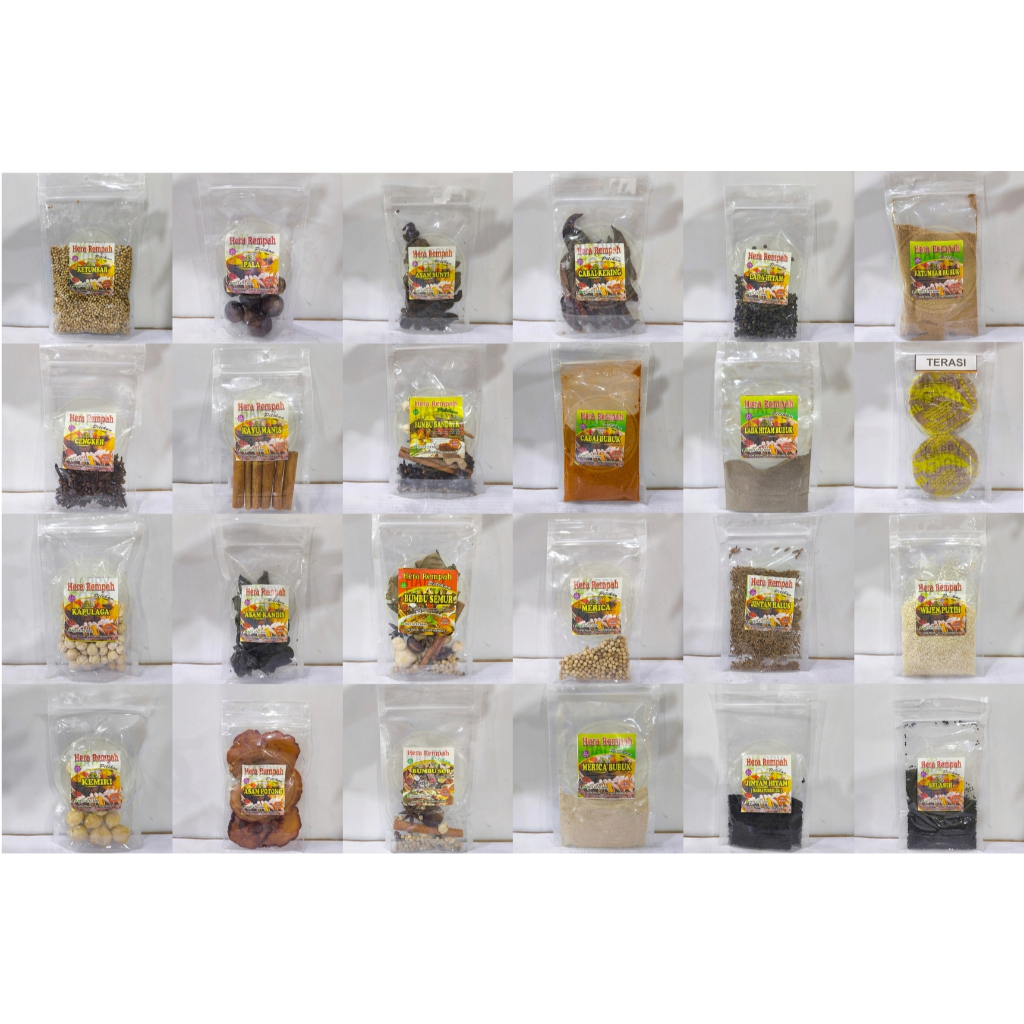 [HALAL] ANEKA REMPAH BUMBU DAPUR/KETUMBAR/CENGKEH/KAPULAGA/KEMIRI/PALA/KAYU MANIS/ASAM KANDIS/ASAM P
