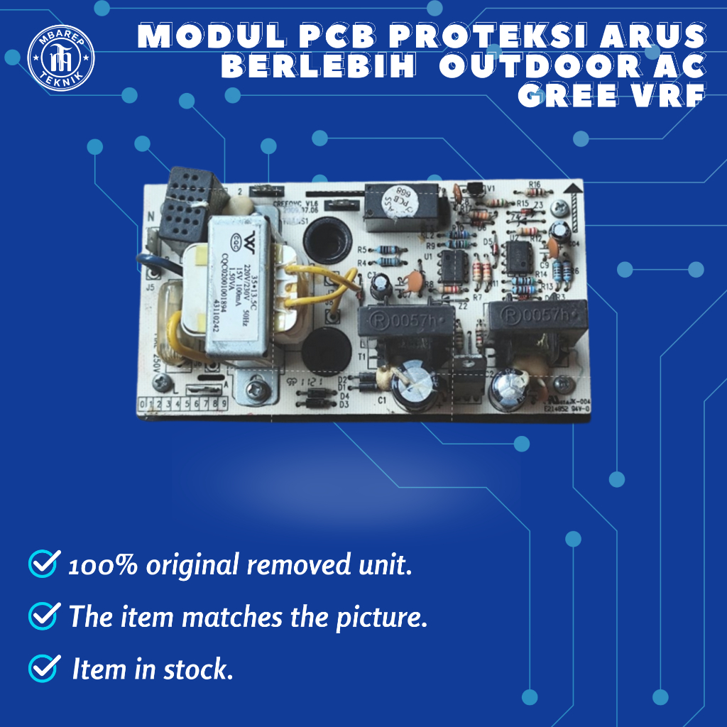 MODUL PCB PROTEKSI ARUS BERLEBIH  OUTDOOR AC GREE VRF