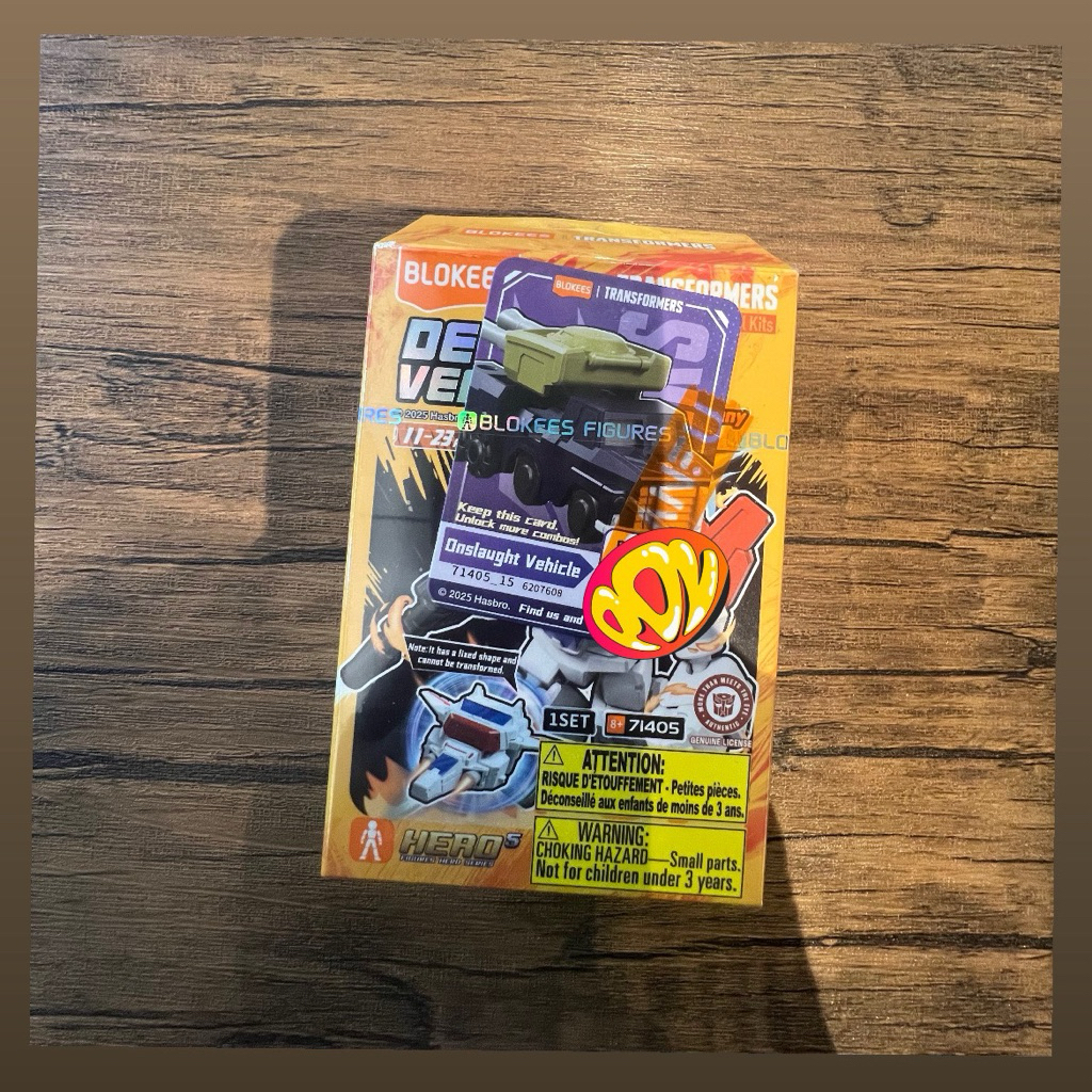 Blokees Transformers Galaxy Defender 05 - onslaught vehicle part of bruticus