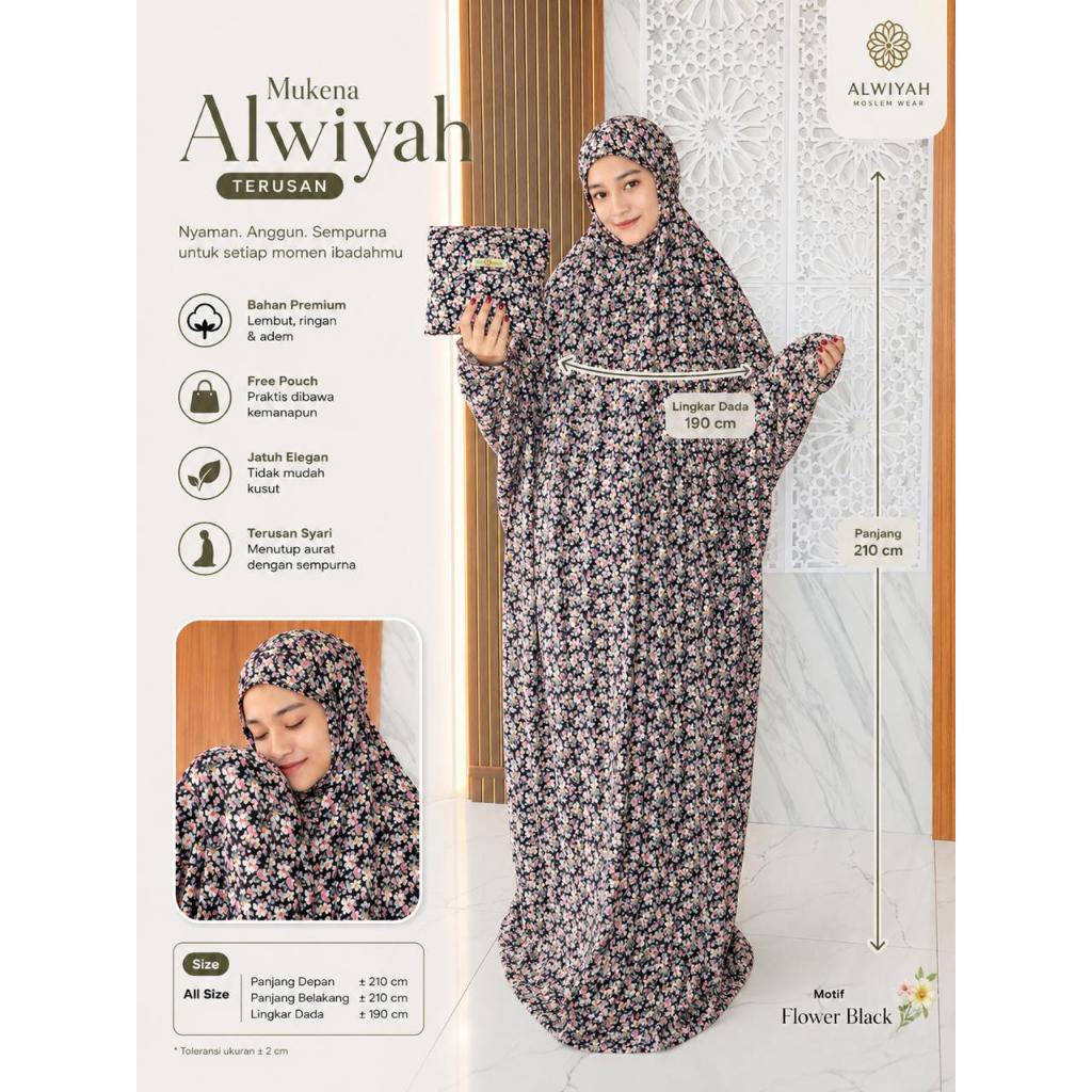 Mukena terusan hadramaut/mukenaterusan motif/rukuh terusan