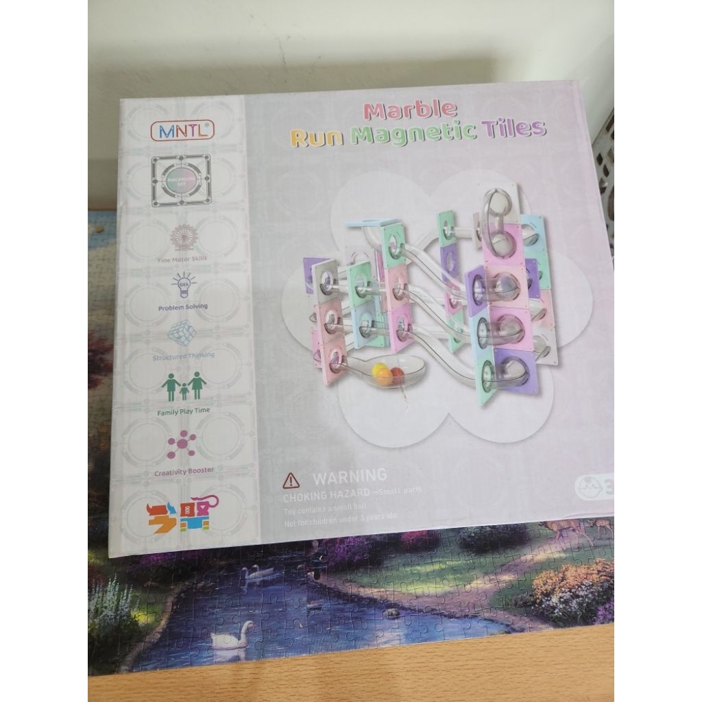 MNTL (Marble Run Magnetic Tiles) Preloved