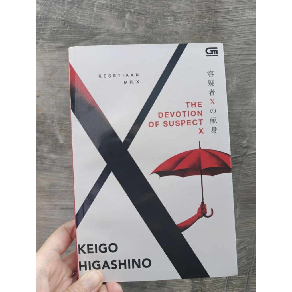Preloved Novel Kesetiaan Mr.X - Keigo Higashino