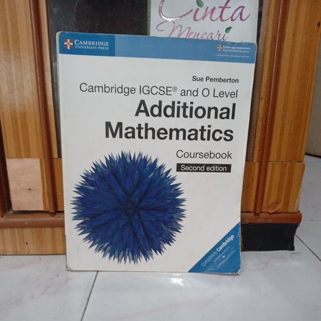 Additional Mathematics coursebook