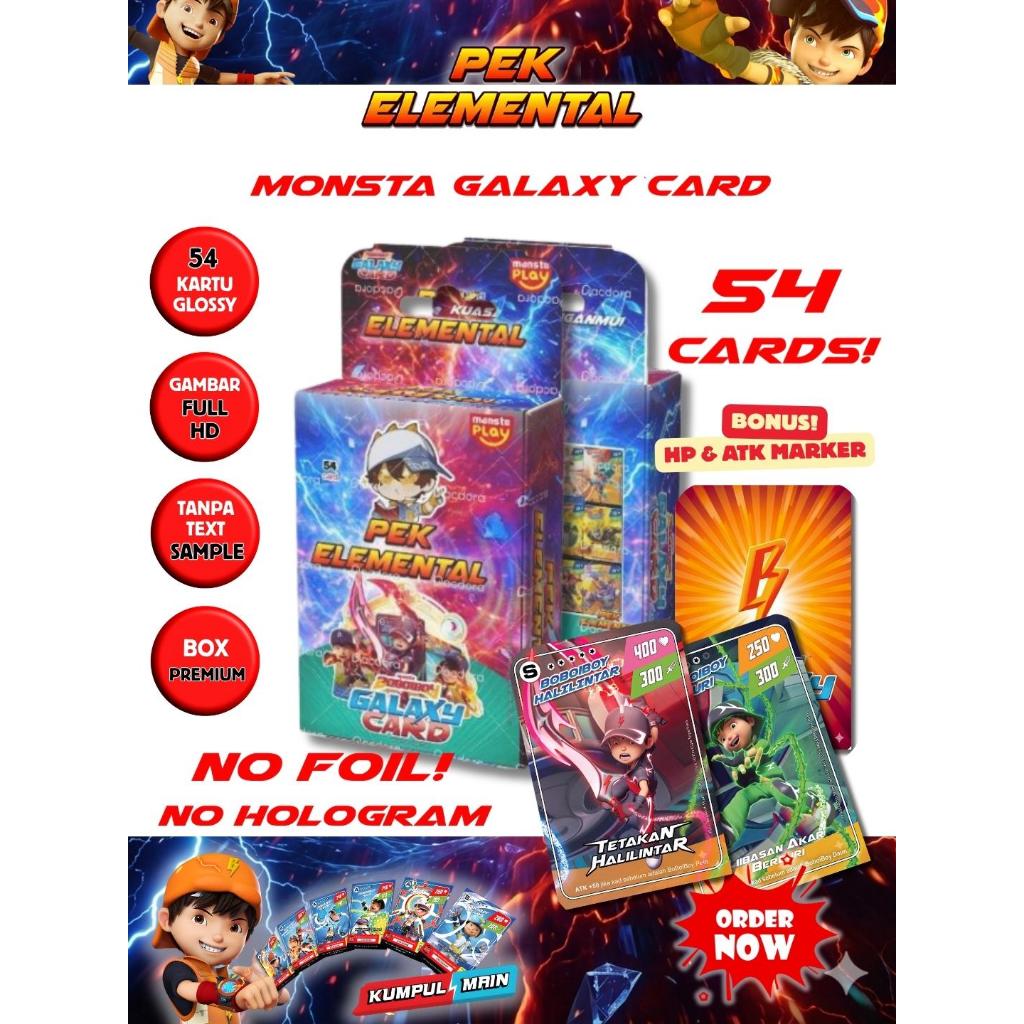 Kartu BoBoiBoy Pek ELEMENTAL isi 54 card (NO FOIL/NO HOLOGRAM)
