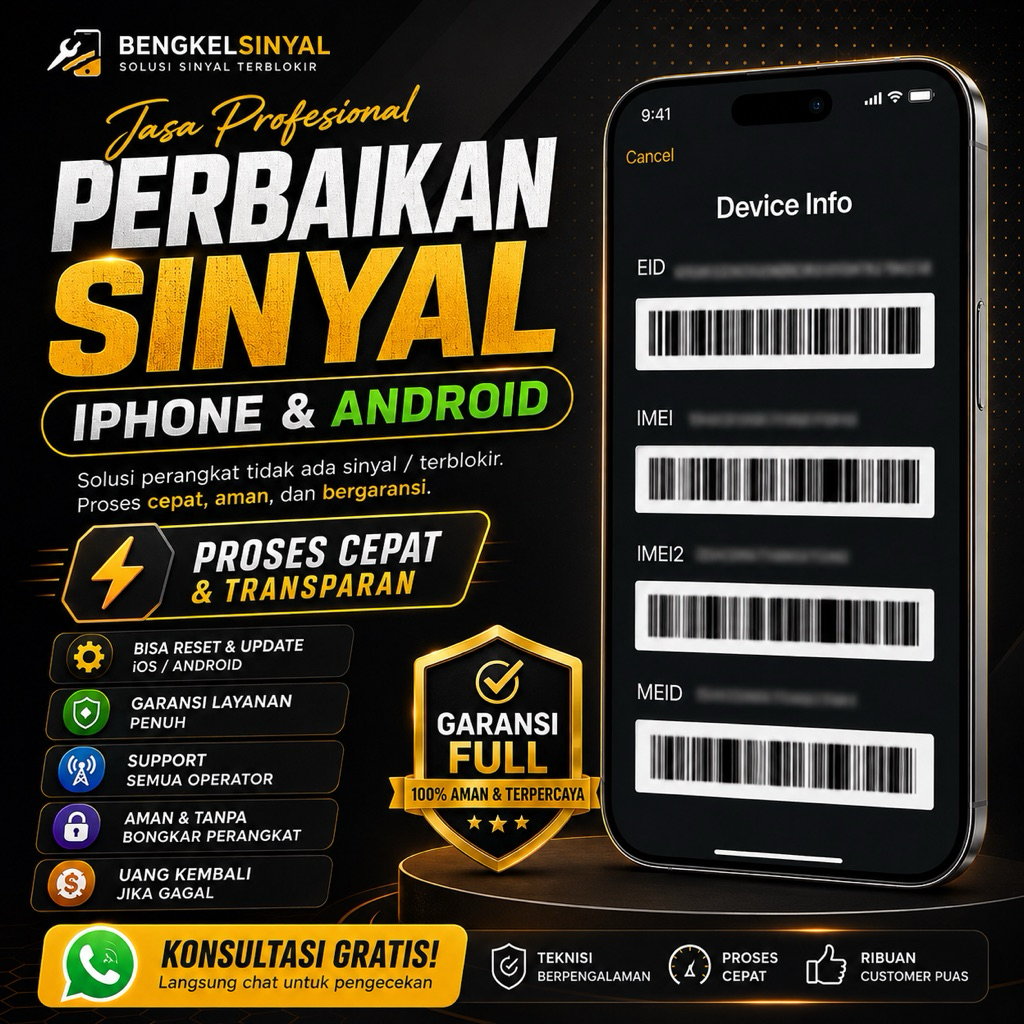 ALL OPERATOR UNBLOKERR IME JARINGAN AKTIF IPHONE & ANDROID