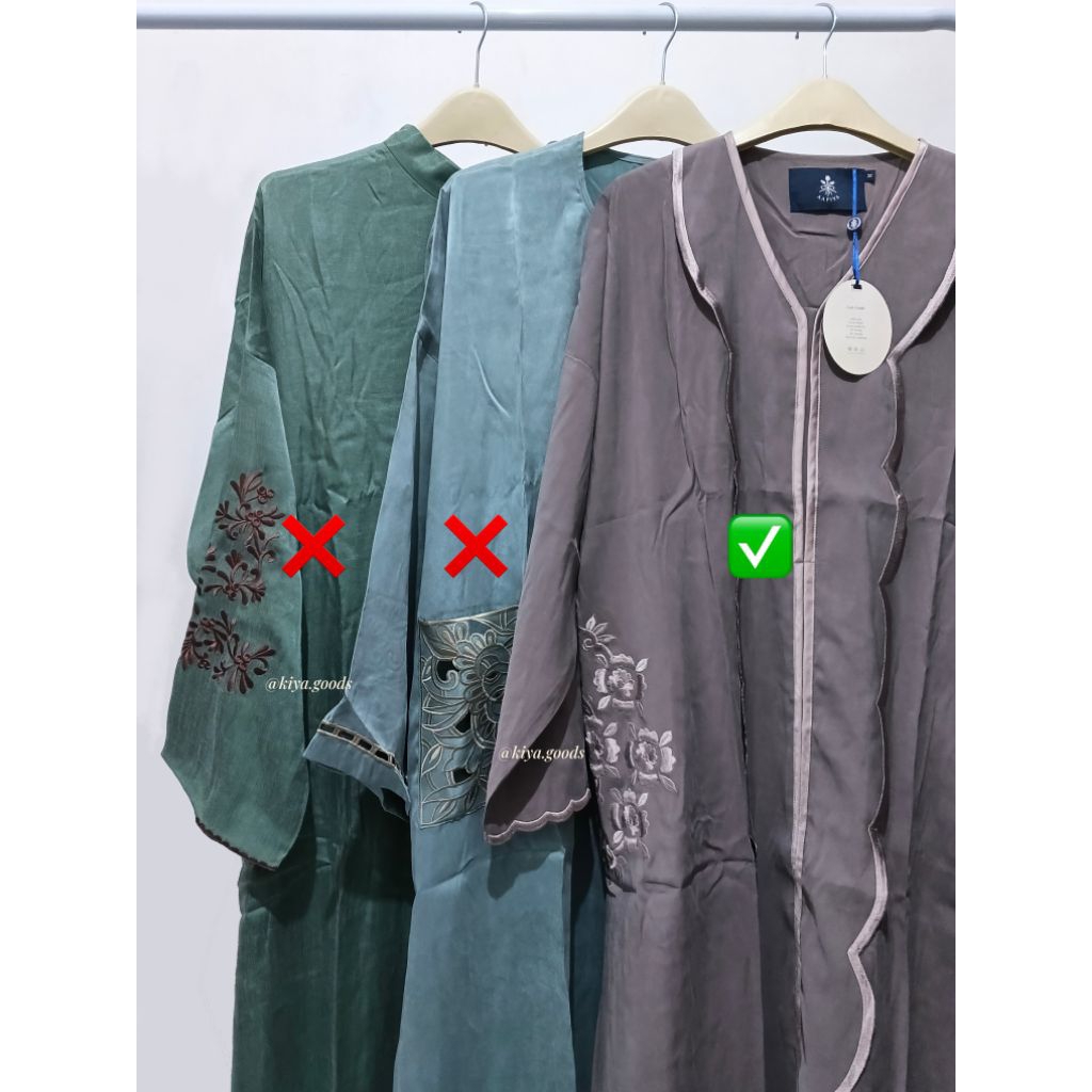 AAFIYA ABAYA | Khaira Abaya | Khaira Lavender M | Noura Abaya | Yazka Pattern Pink S/M | Aafiya Mary