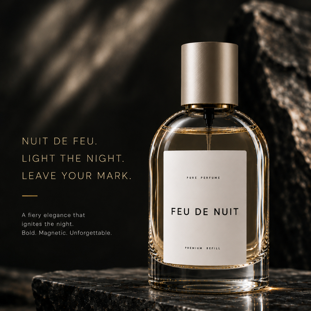 PURE PERFUME Feu de Nuit | Incense Leather Midnight Oud