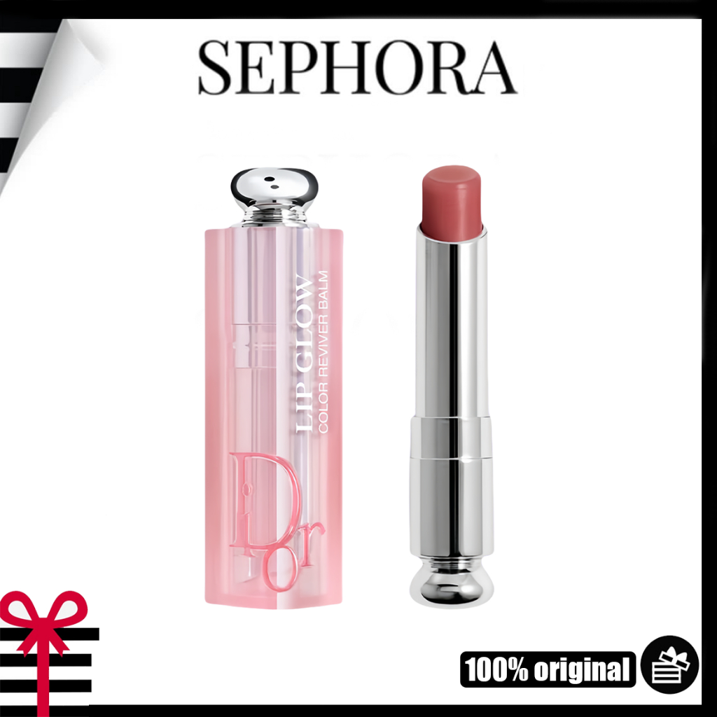 DIOR Addict Lip Balm/DIOR Addict Lip Glow Natural Glow Custom Color Reviving Lip Balm 3.2gr/1.5gr