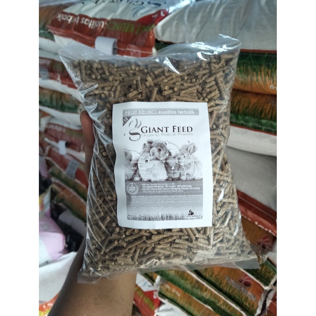 PELET KELINCI TERMURAH & BERKUALITAS BELI 20 GRATIS CUWO/WADAH PAKAN