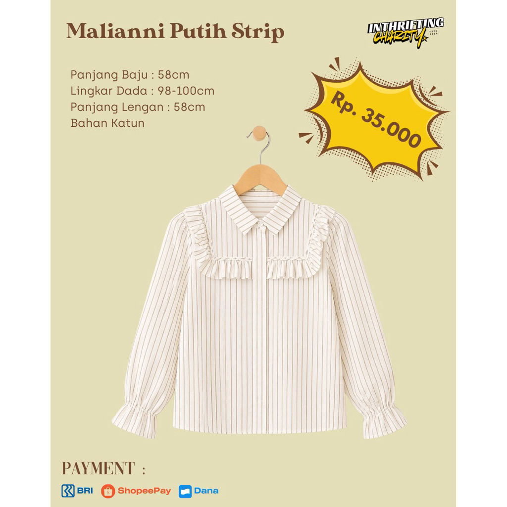 [PROMO] Malianni Putih Strip
