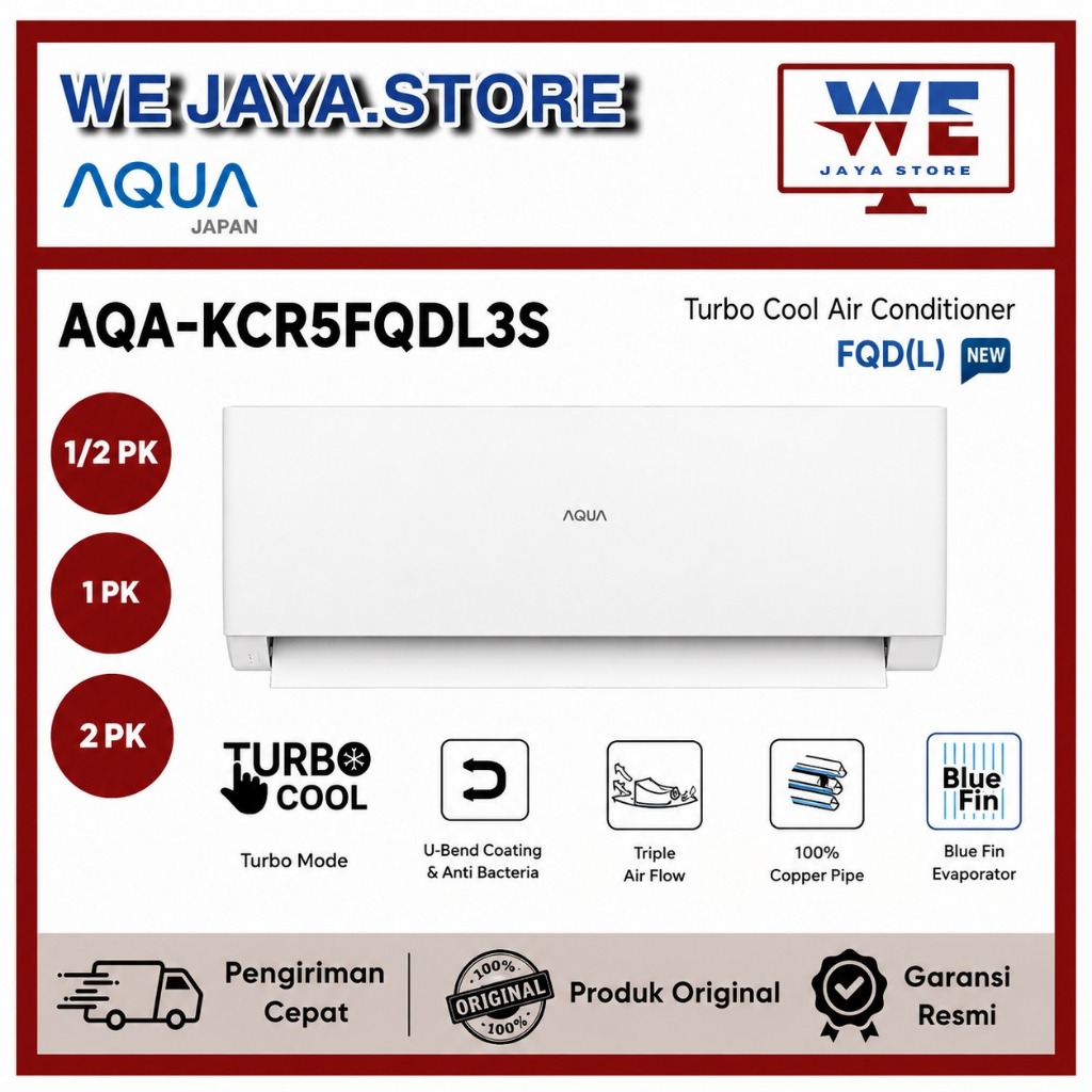 AC AQUA STANDARD 1-2PK-2PK KR05FQDL3S/2PK KR9FQAL 1PK KR18FQAL 2PK