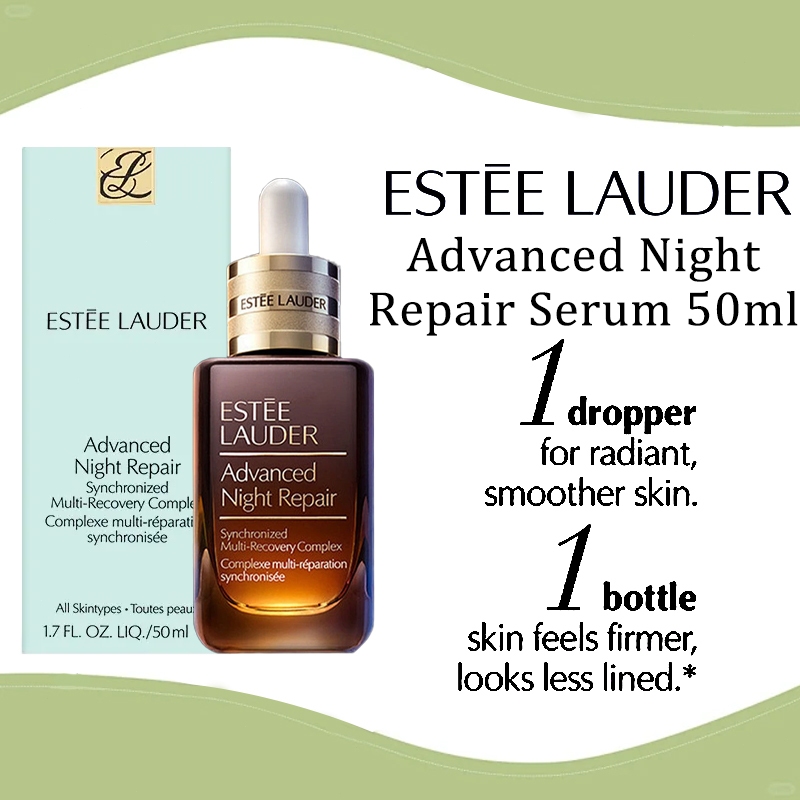 Estee Lauder Advanced Night Repair Serum 50ml, Serum Malam, Wajah Lebih Halus