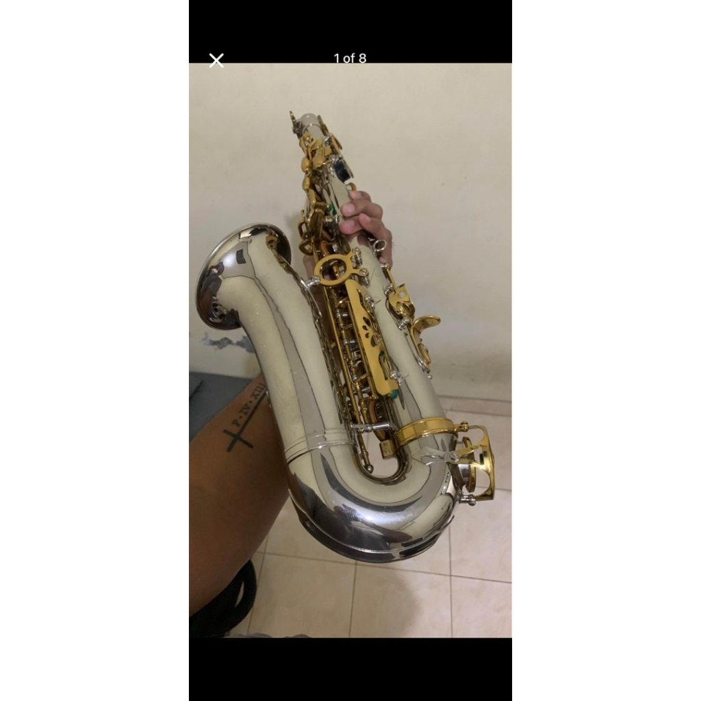 Alto Saxophone Boston Silver Gold