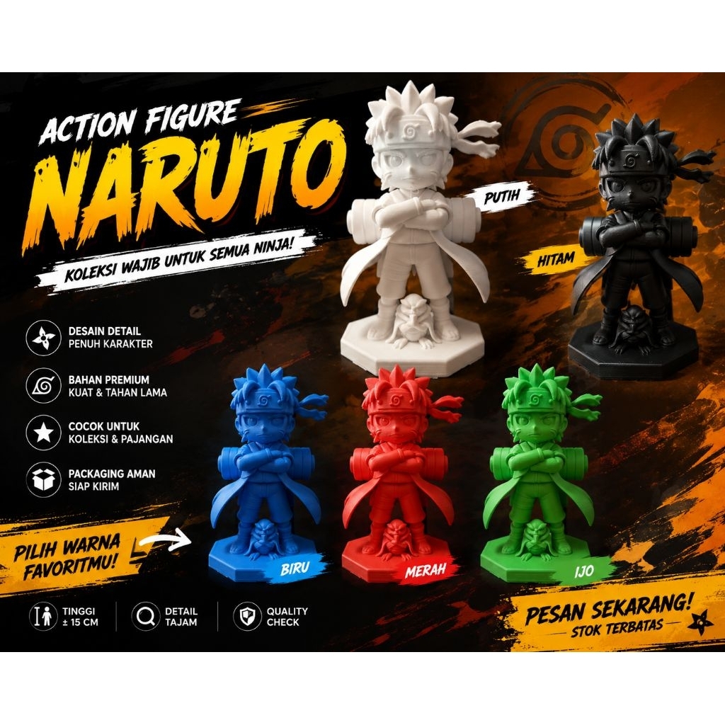 Action Figure naruto / action figure screet naruto / action figure pop mart naruto