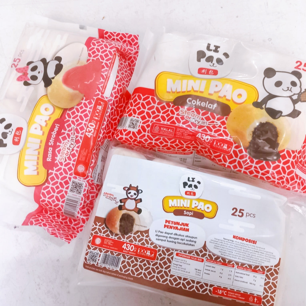 Minipao Lo Pao Mini Pao Bakpao Mini - Pilih Varian Isi