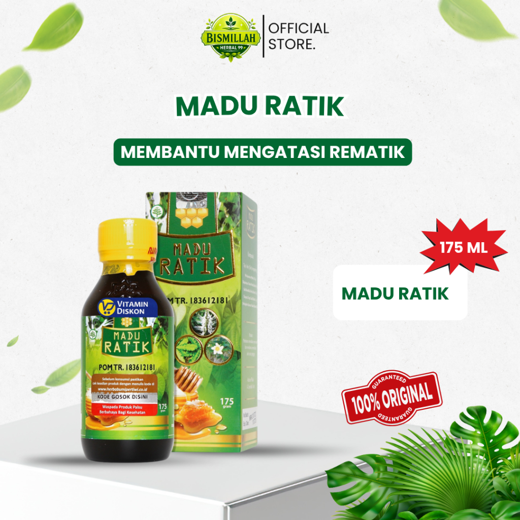 MADU RATIK HERBAL/MADU RATIK UNTUK K KEBAS KESEMUTAN/MADU RATIK REMATIK