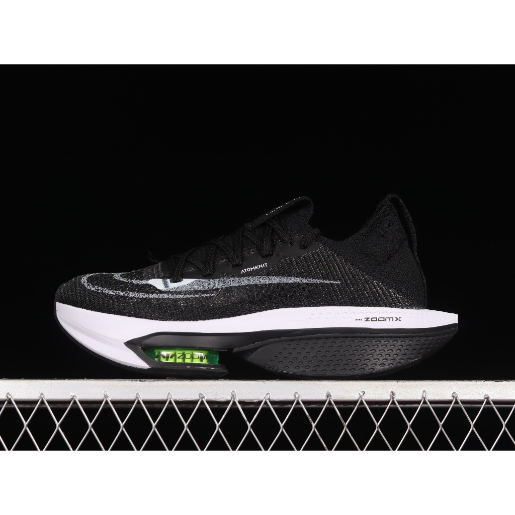 SIZE 38 READY STOCK - Nike Air Zoom Alphafly NEXT% 2 Black White (Sepatu Lari / Running Shoes) BNIB 