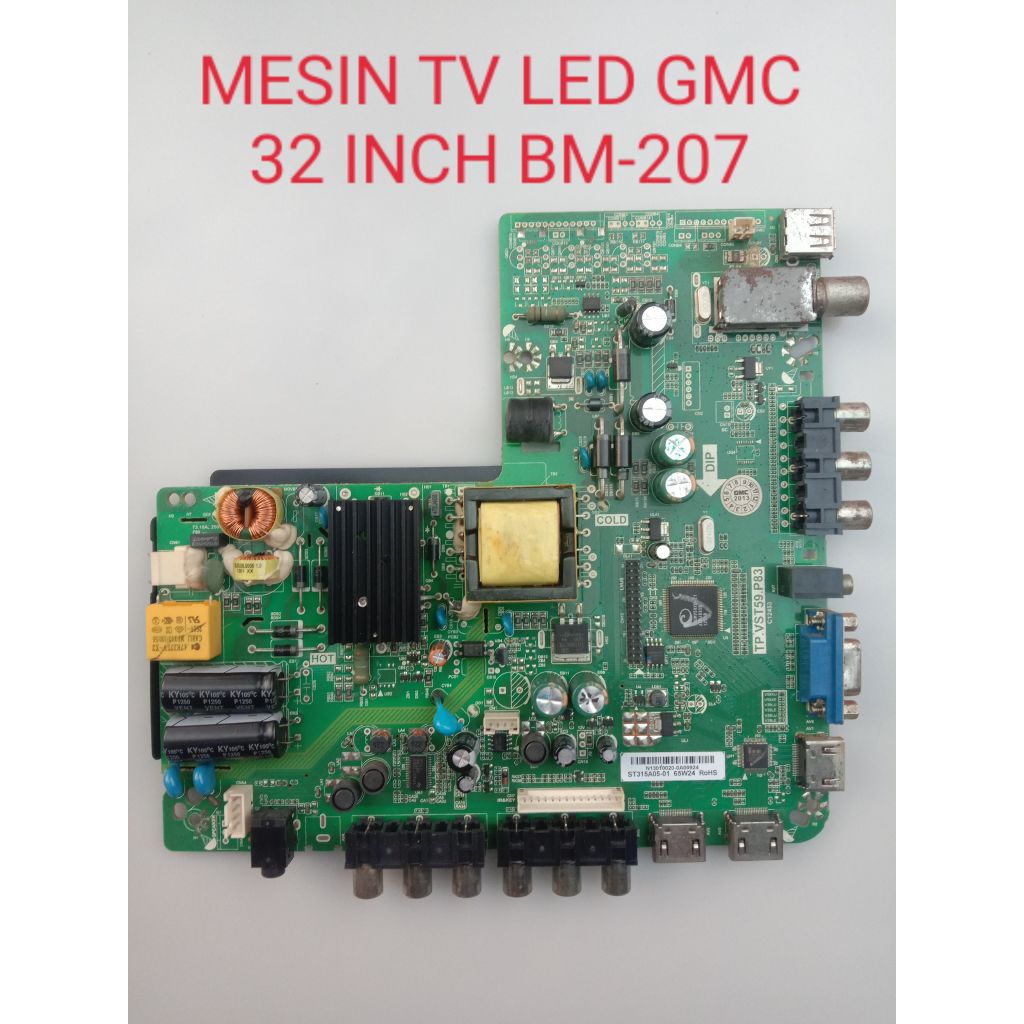 MB MAINBOARD MOTHERBOARD MESIN TV LED GMC 32 INCH BM-207