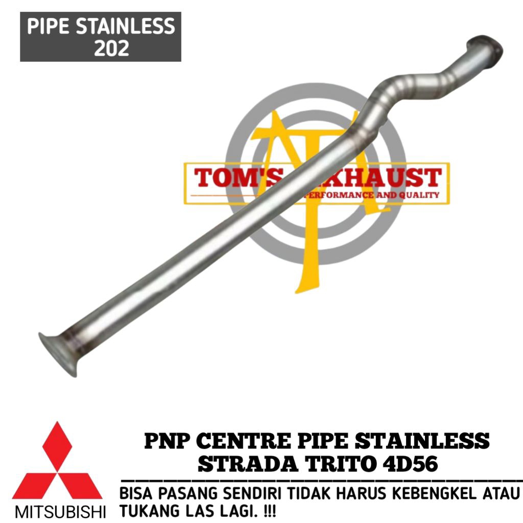 PNP CENTREPIPE KNALPOT MITSUBISHI STRADA TRITON 4D56