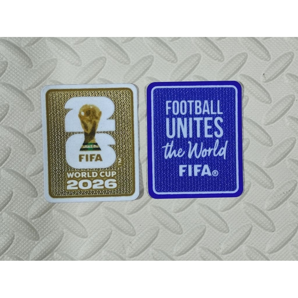 Patch Piala Dunia FIFA WORLD CUP 2026 Remake Velvet Bludru Pakaian Muslim Pria