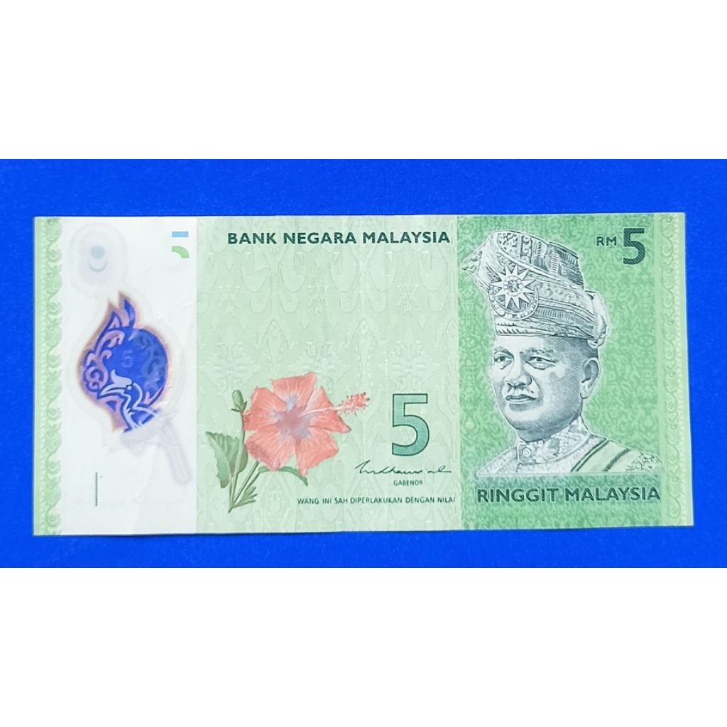 UANG POLYMER MALAYSIA 5 RINGGIT