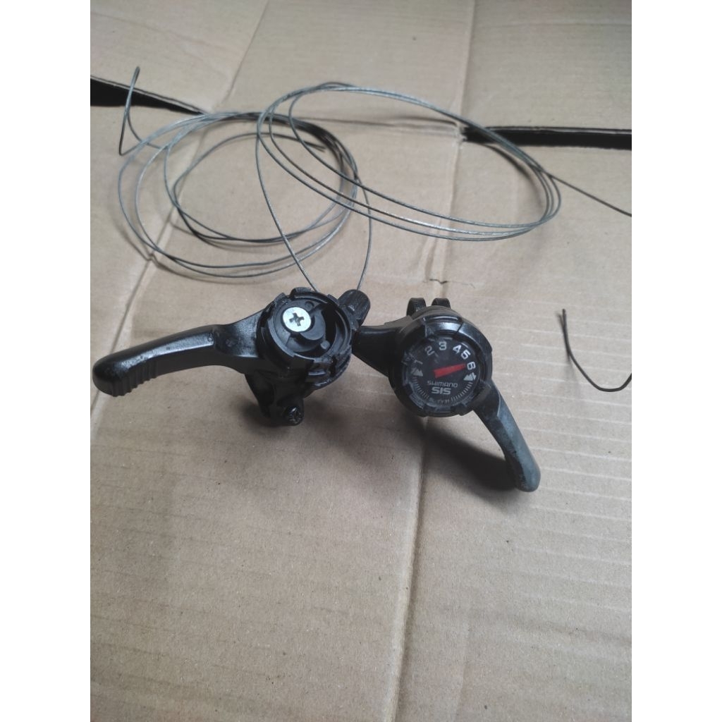 shifter shimano 3x6speed sesuai foto