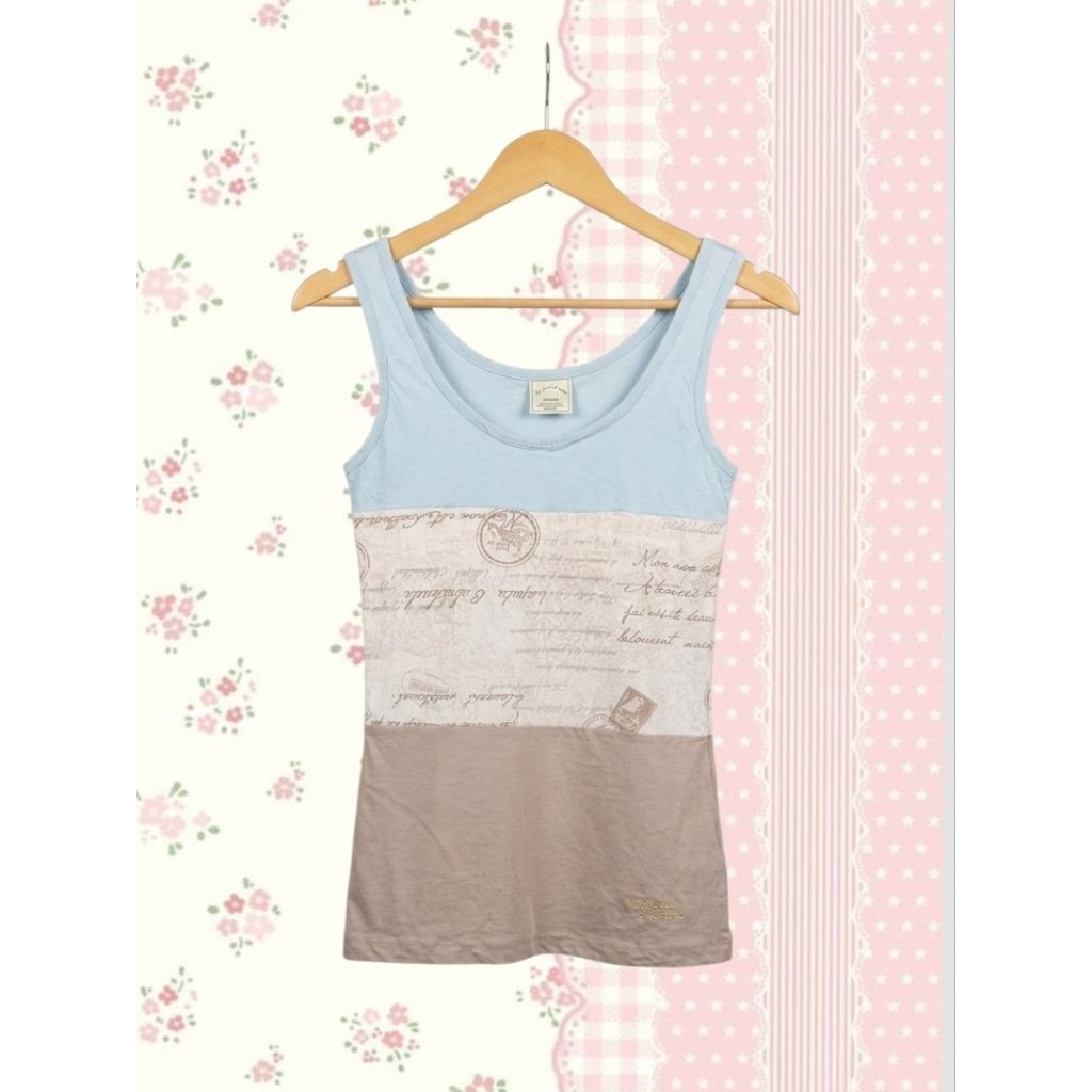 Gelato Pique Y2k Artwork Graphic Kawai Tanktop 2000's Style