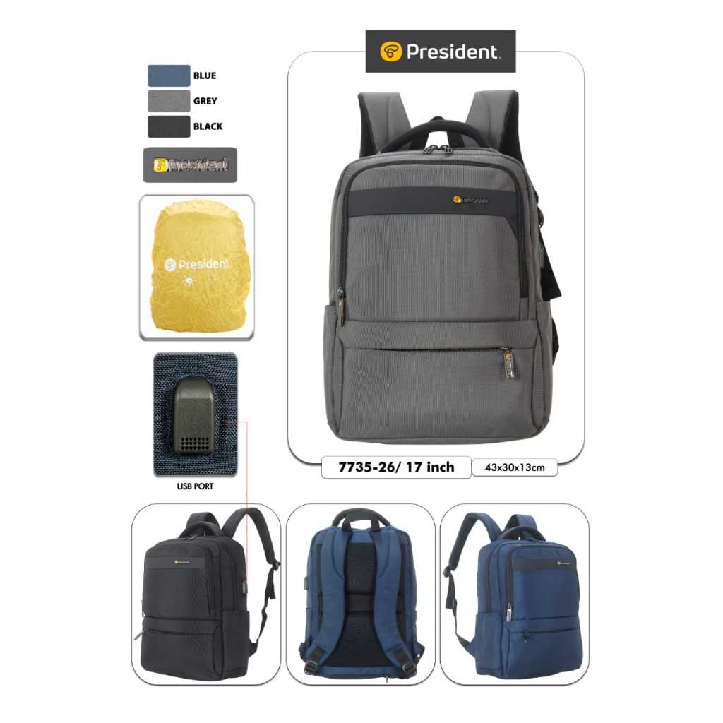 President Modern Tas Backpack Pria