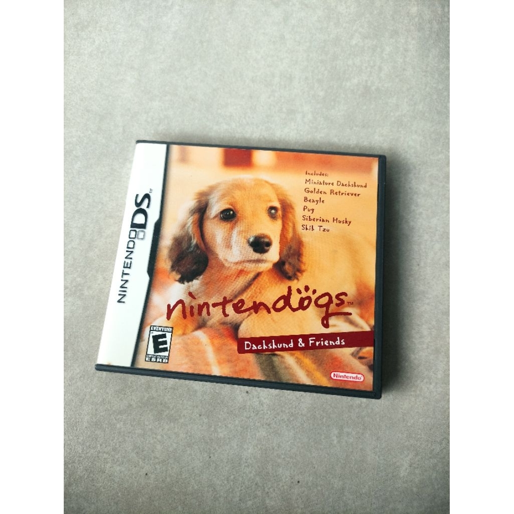 Kaset original NDS lite judul Ningendogs ada box minus manual
