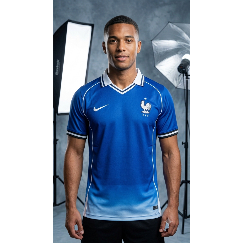 Jersey Timnas Prancis "Les Bleus" Classic 2004-2006 Retro