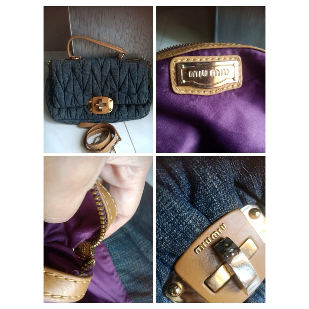 Miu Miu Denim Bag