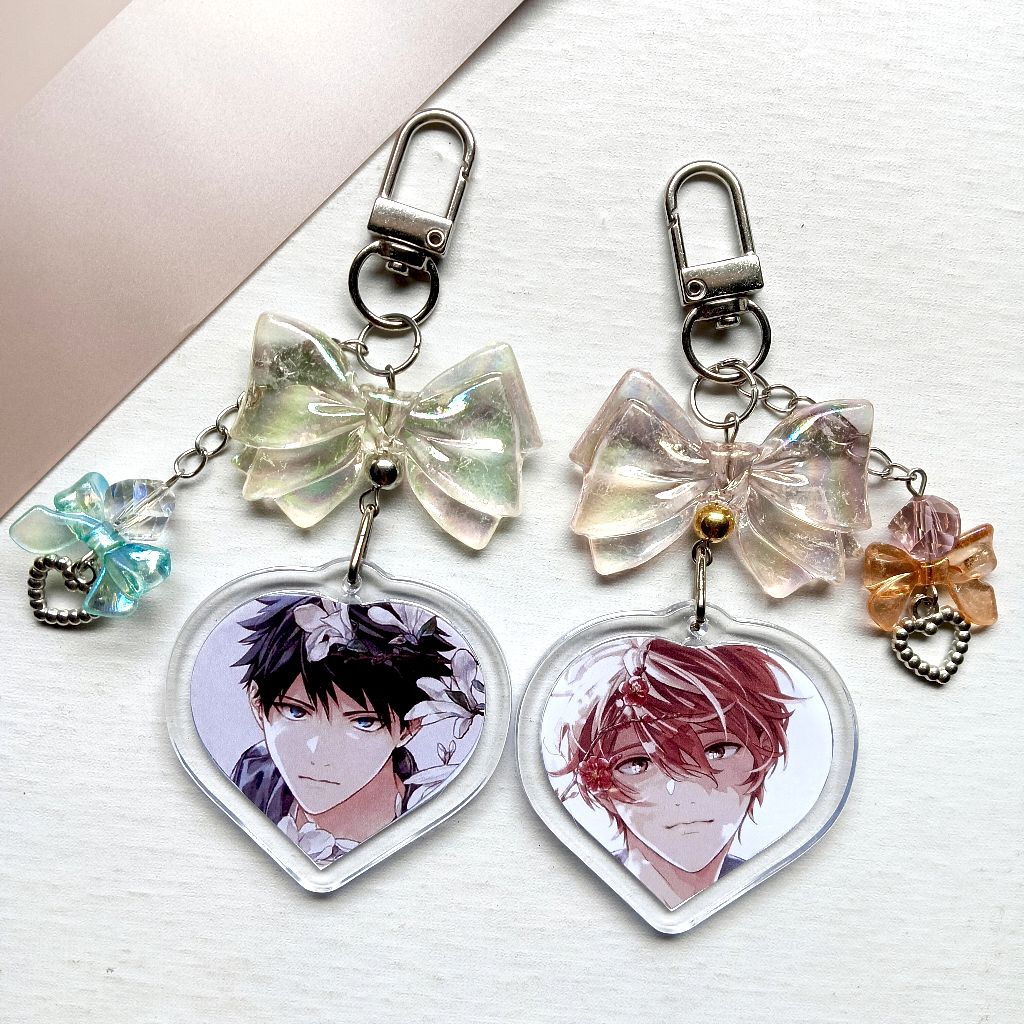 BAG CHARM/BEADS KEYCHAIN GIVEN MAFUYU UENOYAMA LOVE
